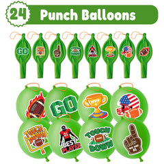 91BALLOONS green 18-inch punch balloons ideal for indoor and outdoor games