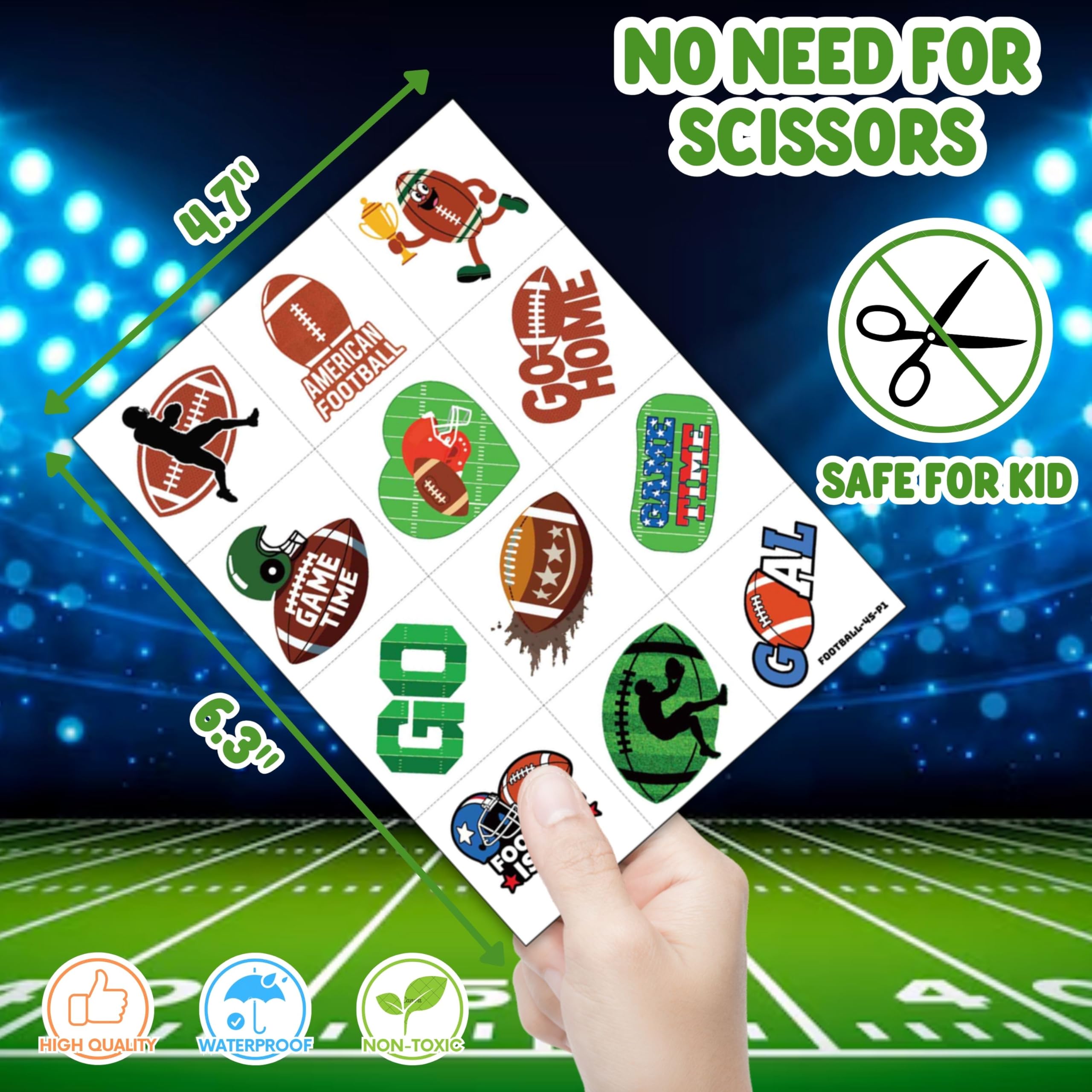 91BALLOONS non-toxic tattoos provide quick, safe fun for kids