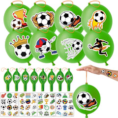 91BALLOONS soccer punch balloon green 18-inch ready for party games