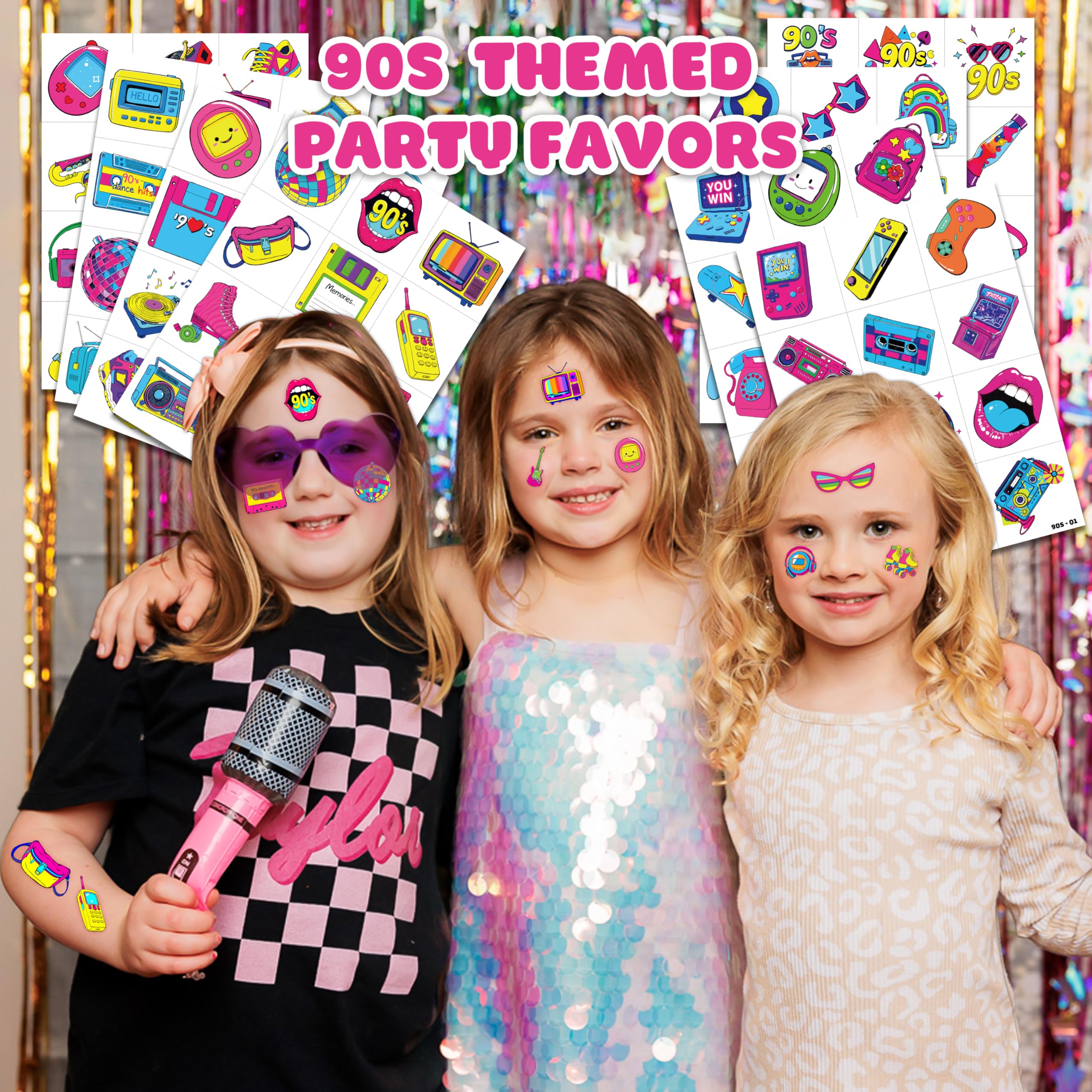 91TATTOOS 96 designs set enables quick party tattoos for friends
