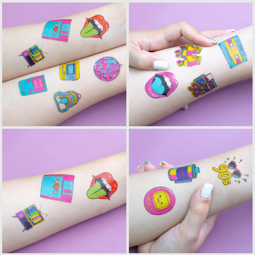 91TATTOOS vivid colors stay bold with gentle removal using baby oil