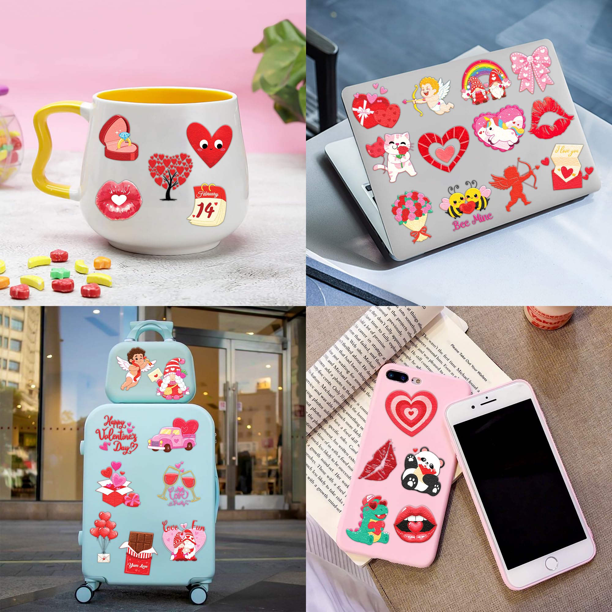 91TATTOOS Valentine heart tattoo sheet 7 durable sheets for events