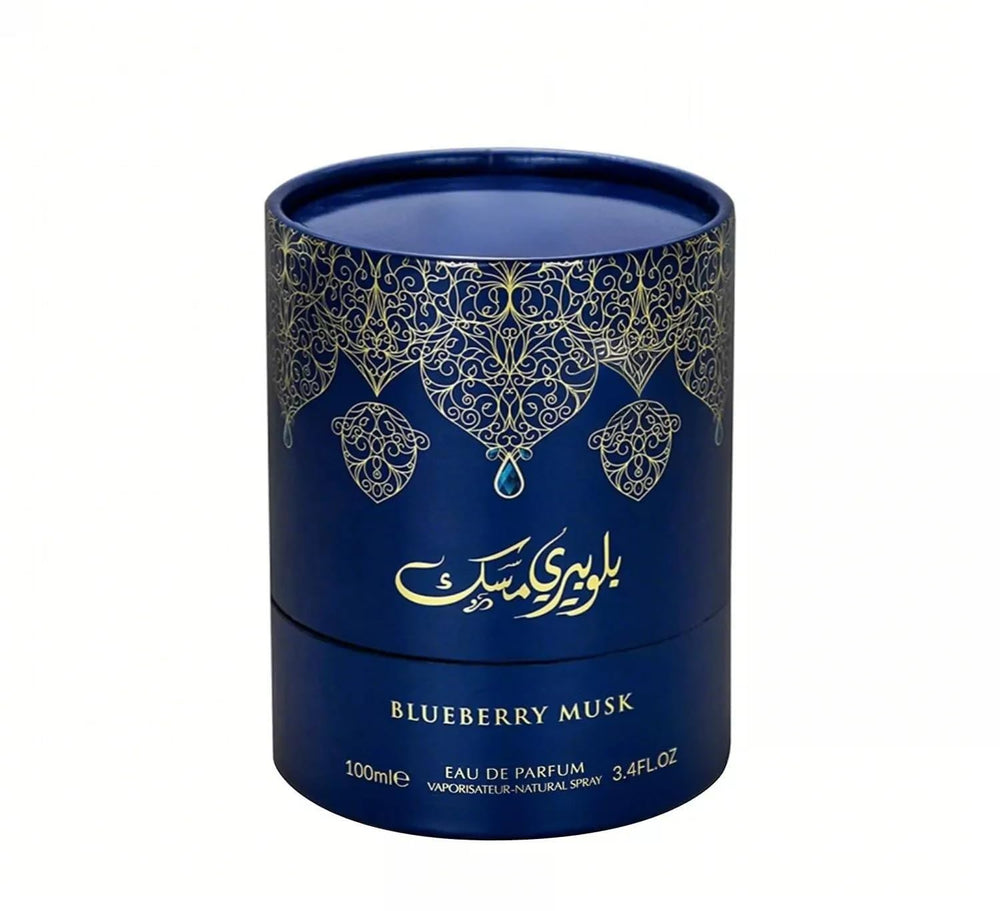 9 O'CLOCK BlueBerry Musk gift-box display ideal for celebrations.