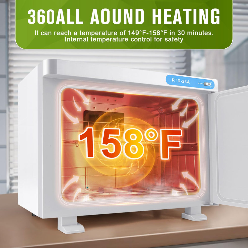 9TH SHOP hot towel warmer fast heating for efficient spa routines