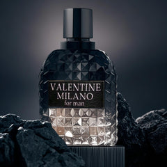 A CENTER Valentine bottle highlights rugged leather notes for daytime confidence