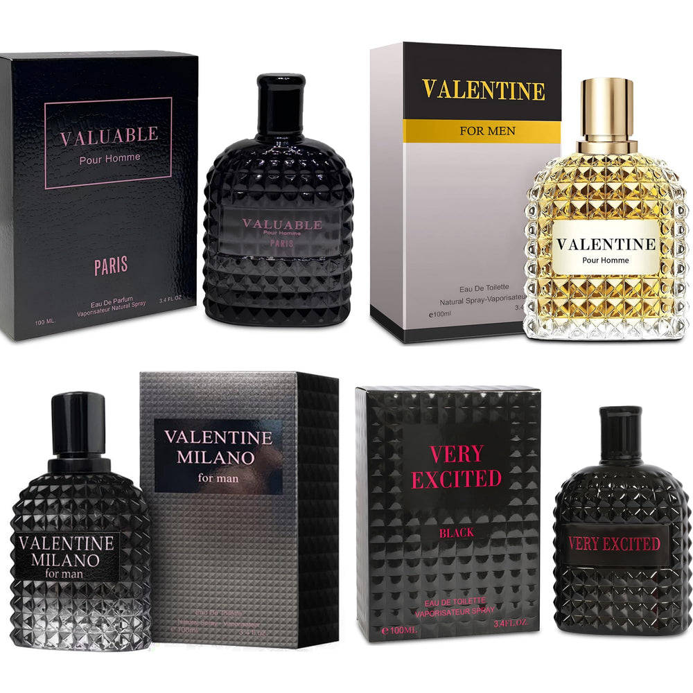 A CENTER Valentine Milano bottle shown with amber floral depth for evening wear