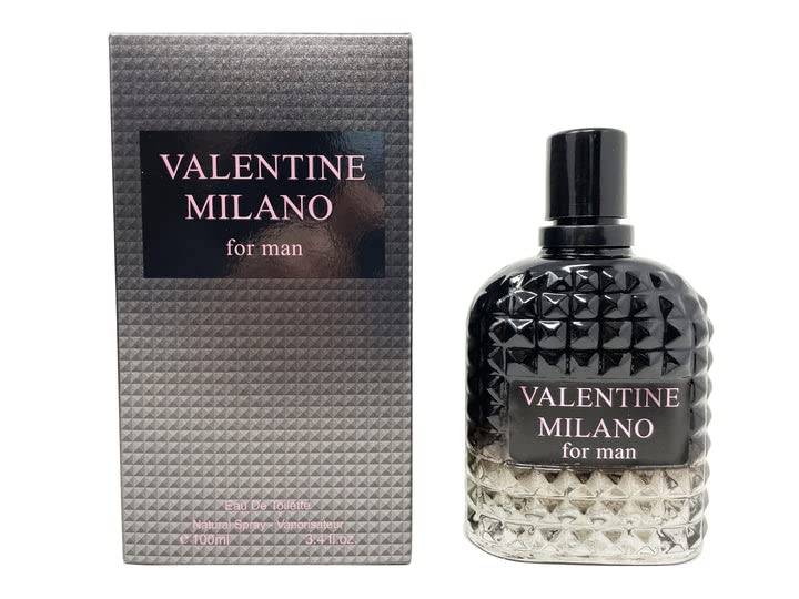Valentine Milano spray action demonstrates easy application and even scent distribution.
