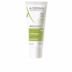 A-Derma Biology Dermatological Rich Cream 40ml bottle for daily hydration and skin balance.