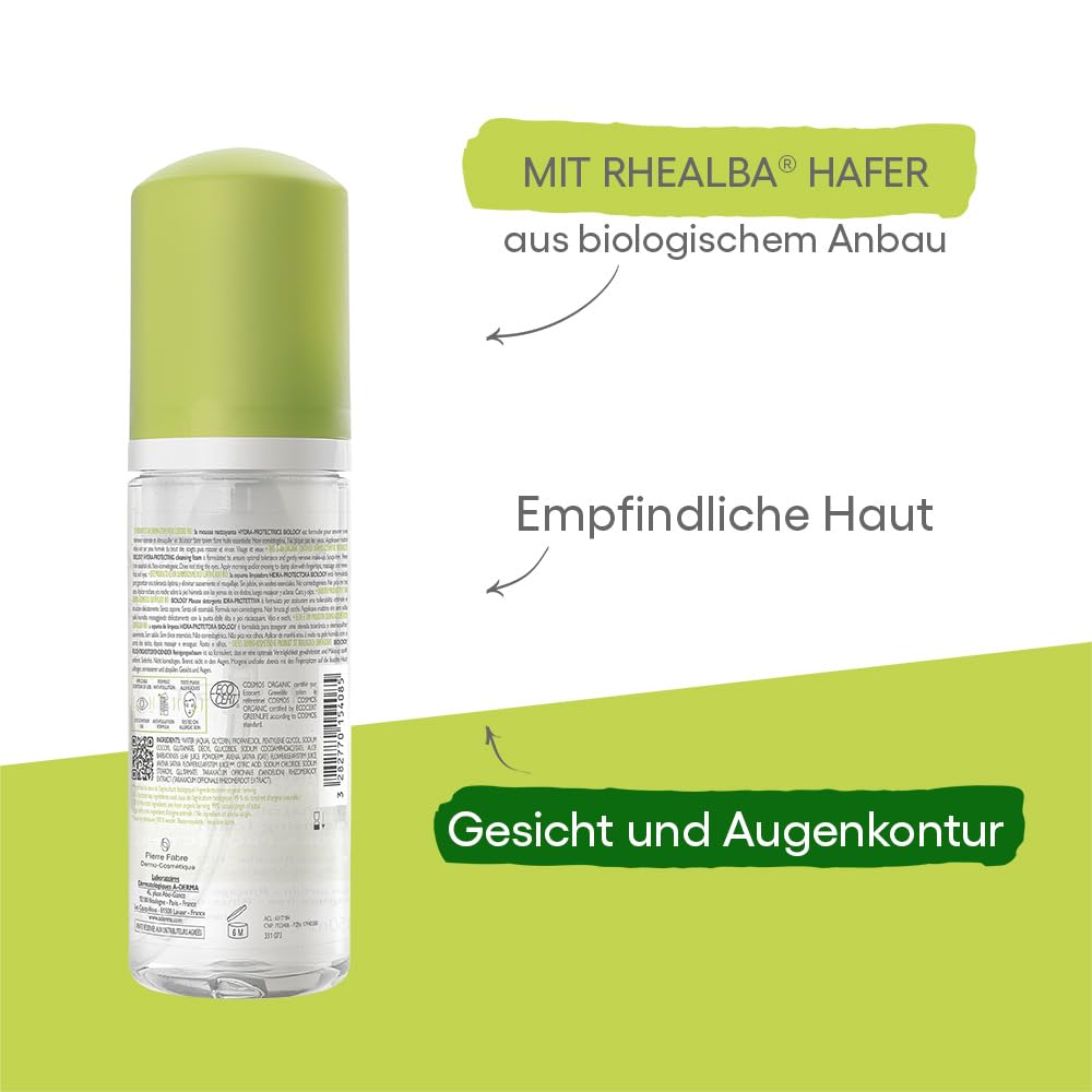 A-Derma Biology Mousse 150ml daily-use pump dispense offers easy routine.
