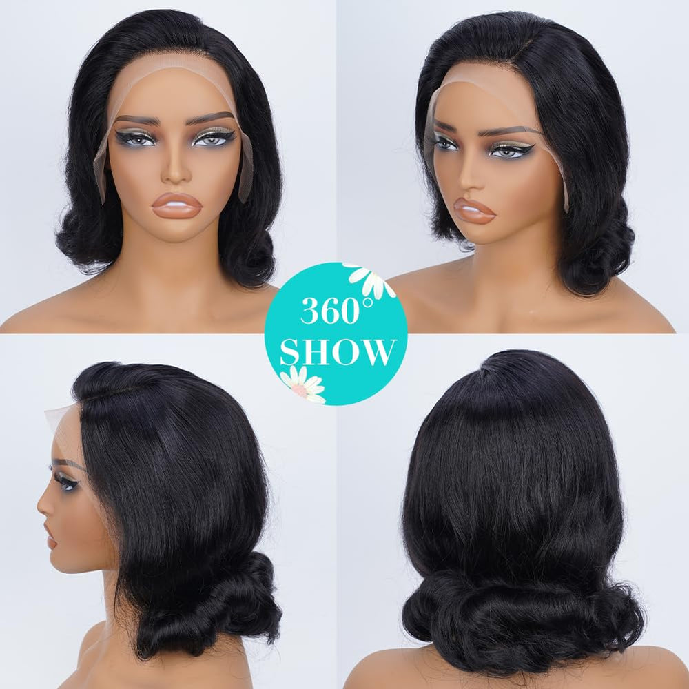 A FUTURE TONGMEI soft hair texture bob wig feels lightweight and comfortable