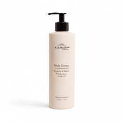 A La Maison Amber Collection bottle shows elegant packaging for everyday hydration.