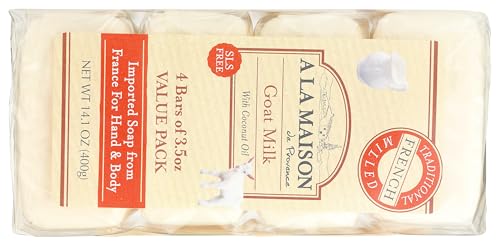 A LA MAISON triple milled soap image conveys quality and gentle cleansing