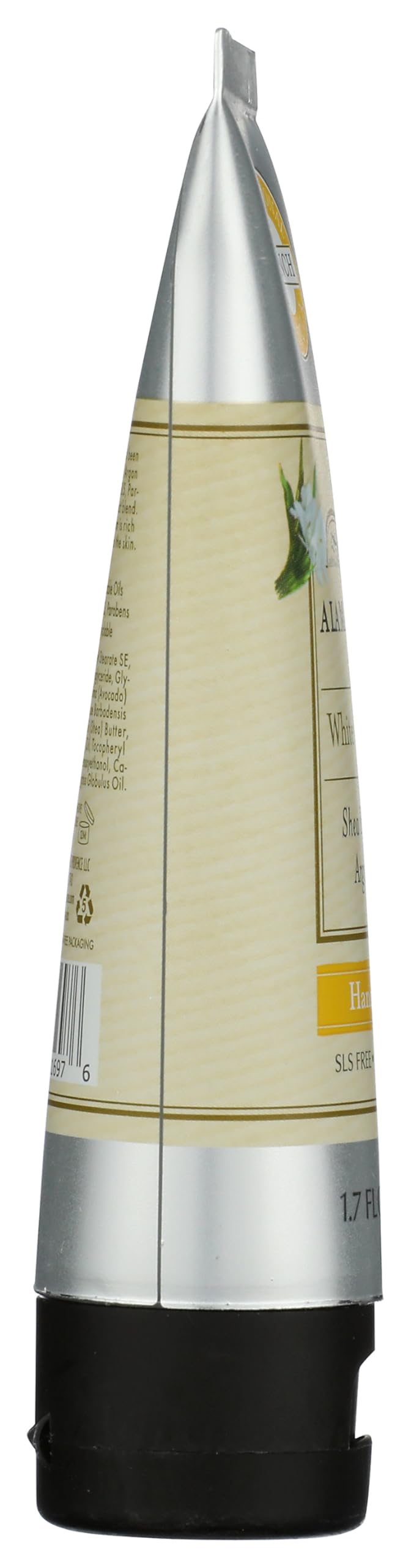 A LA MAISON Hand Cream dispense pump demonstrates convenient, precise application.