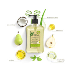 A LA MAISON BPA-free packaging emphasizes eco-conscious choice for daily hand care.
