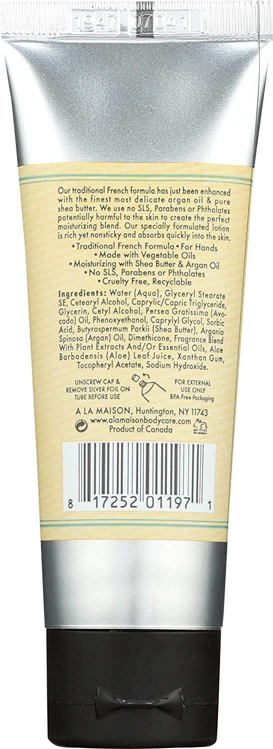 Shea butter element of A La Maison moisturizer leaves skin smooth after use.