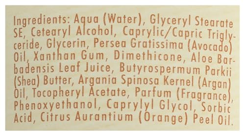 A LA MAISON Orange Bergamot Body Lotion application demonstrates quick absorption and scent.