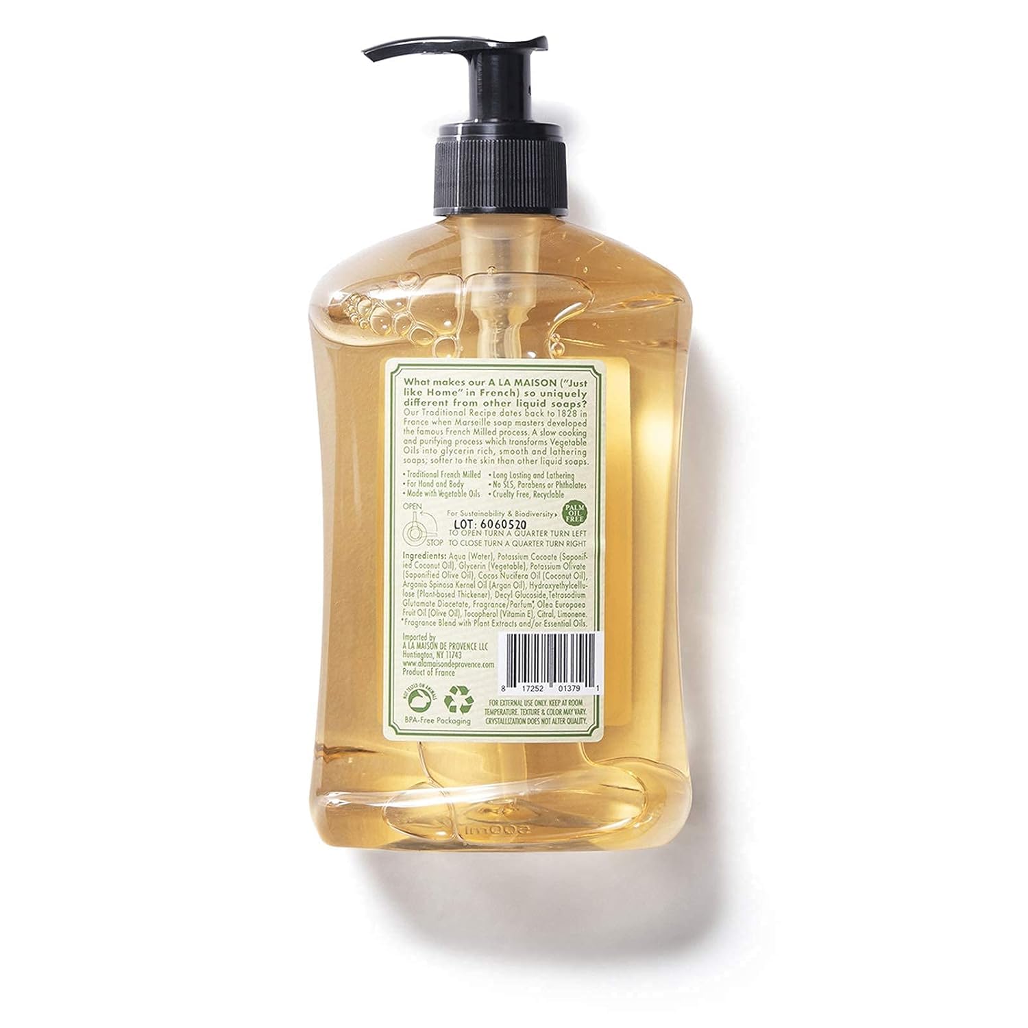 A LA MAISON Provence Lemon hand care scene suggests spa-like aroma during daily routine.