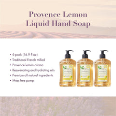 A LA MAISON Provence Lemon label closeup highlights authentic craftsmanship and citrus freshness.