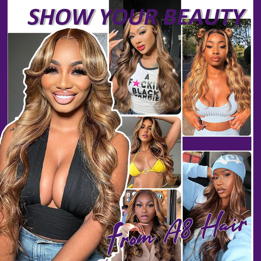 Rich honey blonde ombre adds warmth and depth.