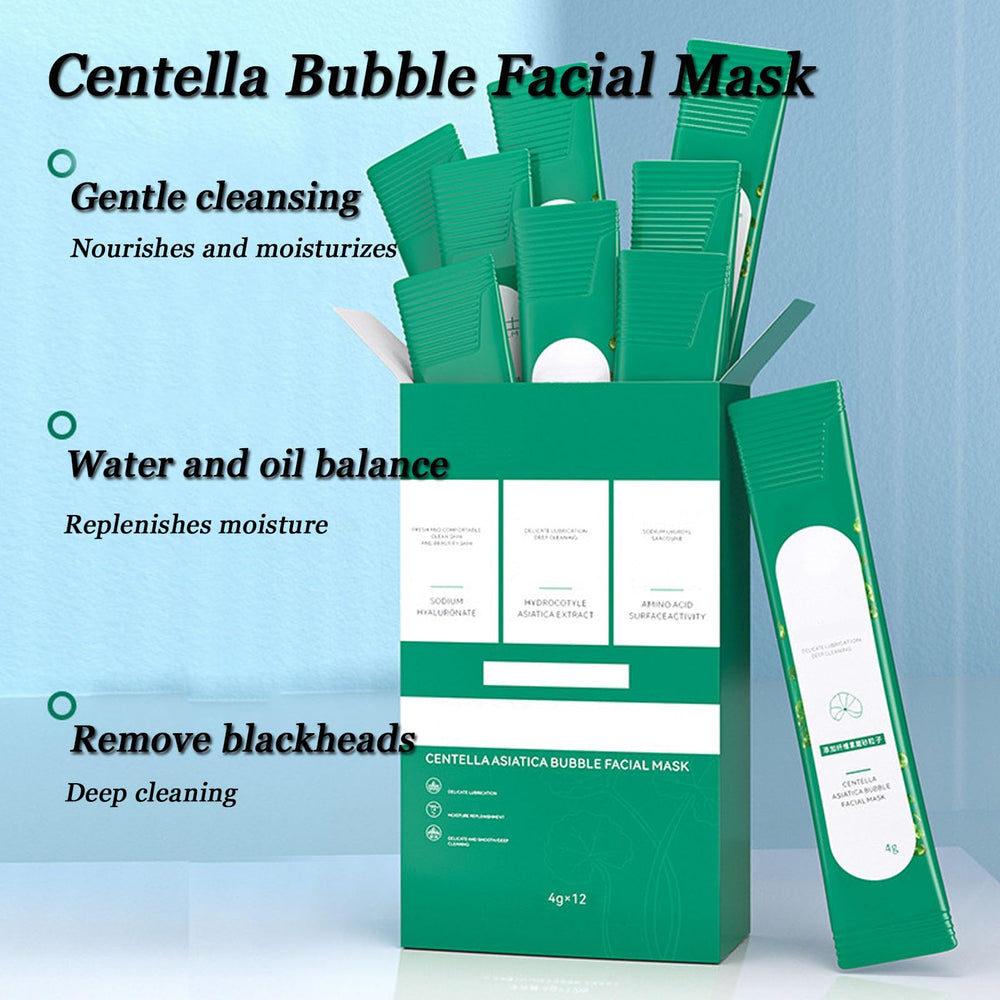 Aacnre Centella foam mask in action forming cleansing foam