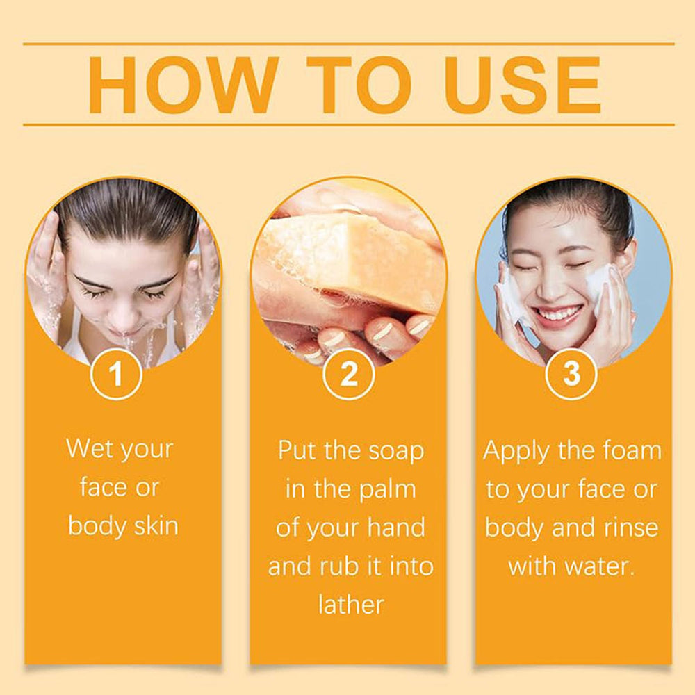 Aacnre turmeric cleansing soap bar — natural cleanse with turmeric infusion.