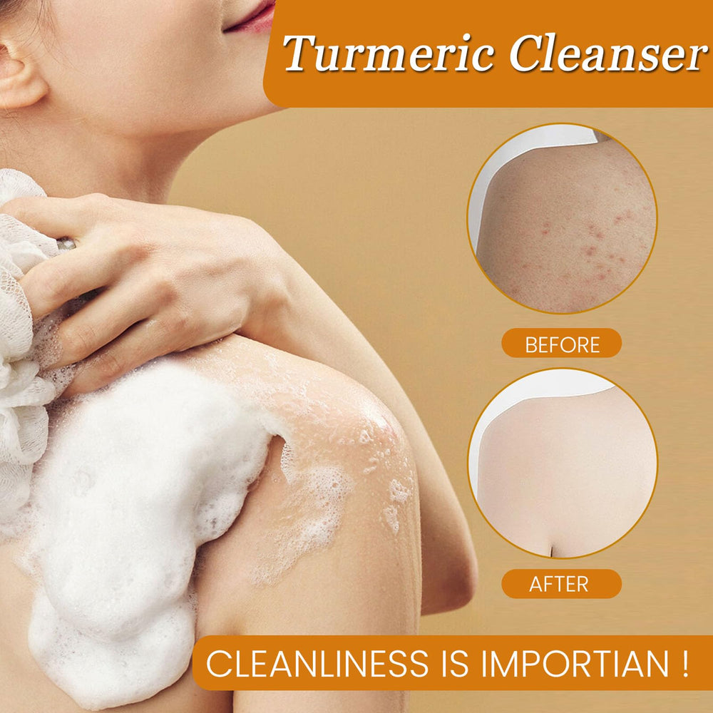 Aacnre turmeric face wash foaming cleanser — deep clean pores and balanced oil.