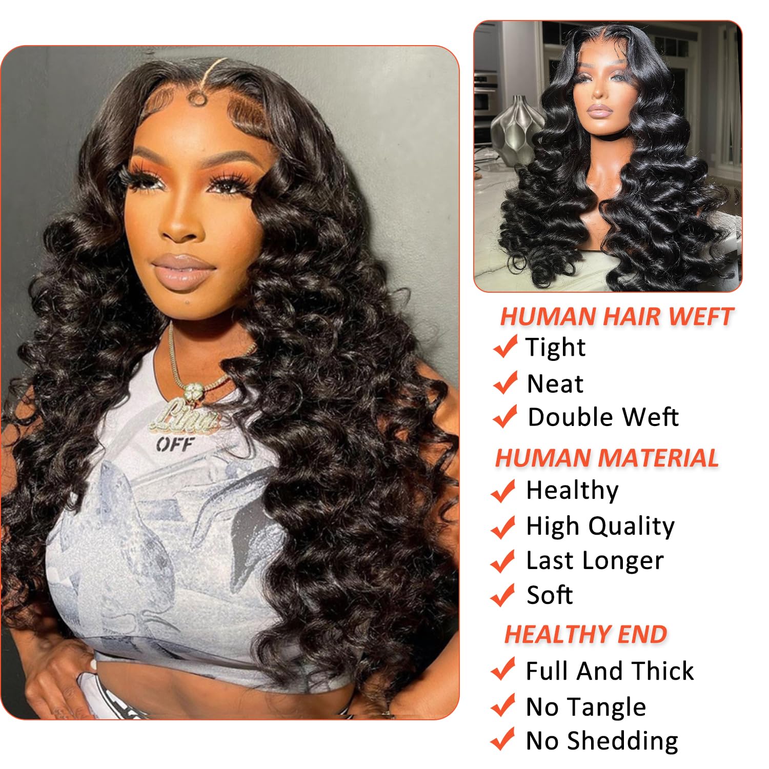 AAKJJ skin-melting lace wig for a seamless look