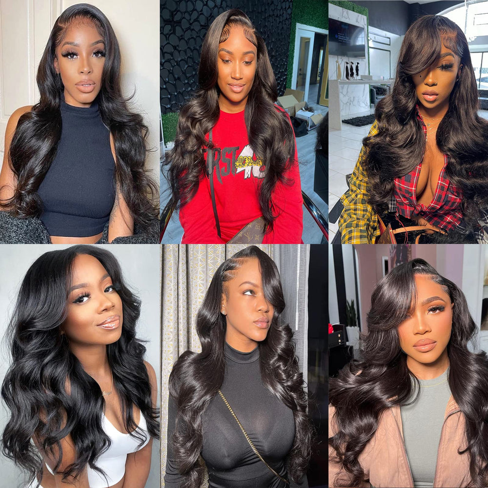 Aaliweya 5x5 HD lace closure wig 180% density, balanced fullness.