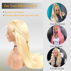 Aallinine 613 lace front wig highlighting 200% density for fuller volume