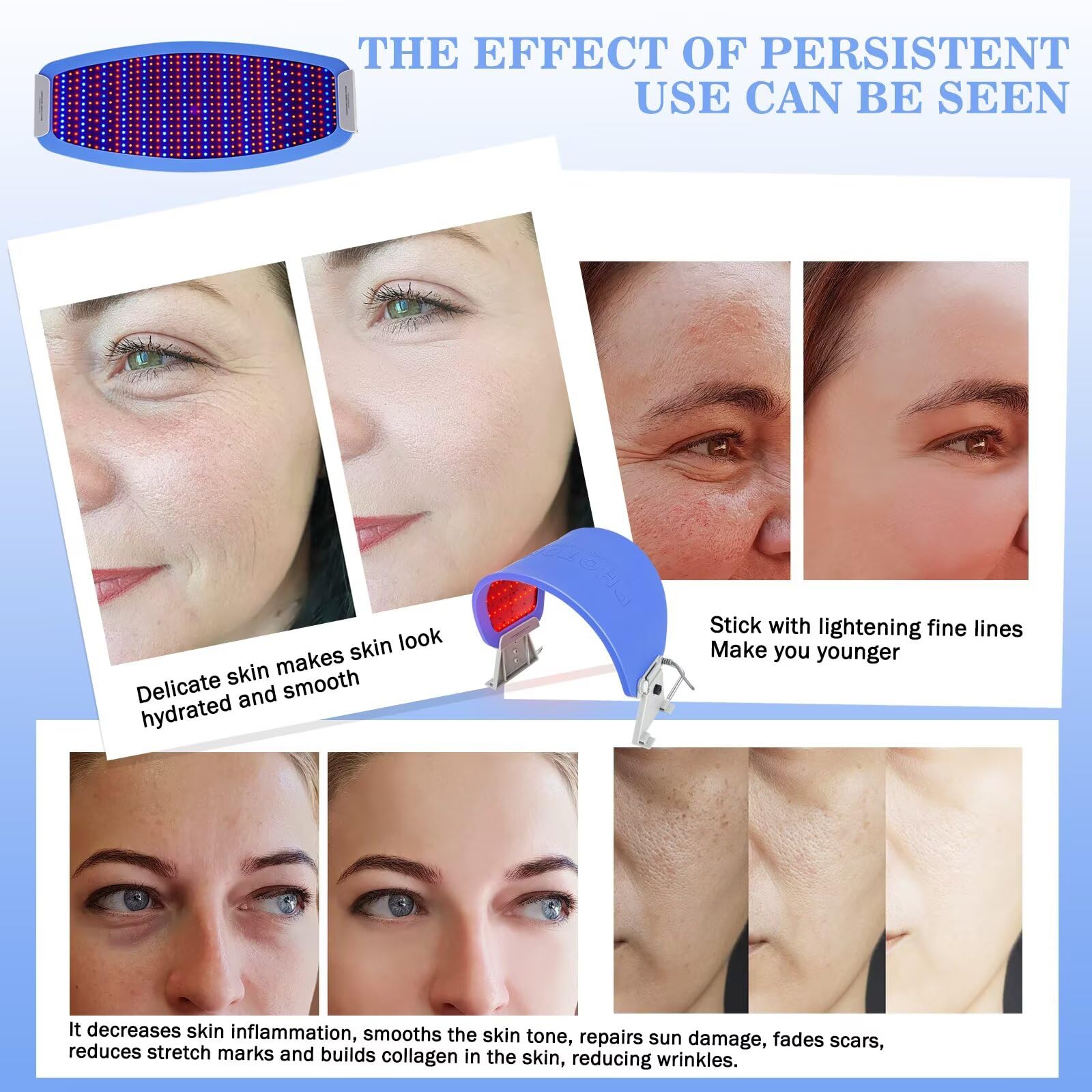 AAOCARE Hydraskincare at-home device for convenient photon therapy
