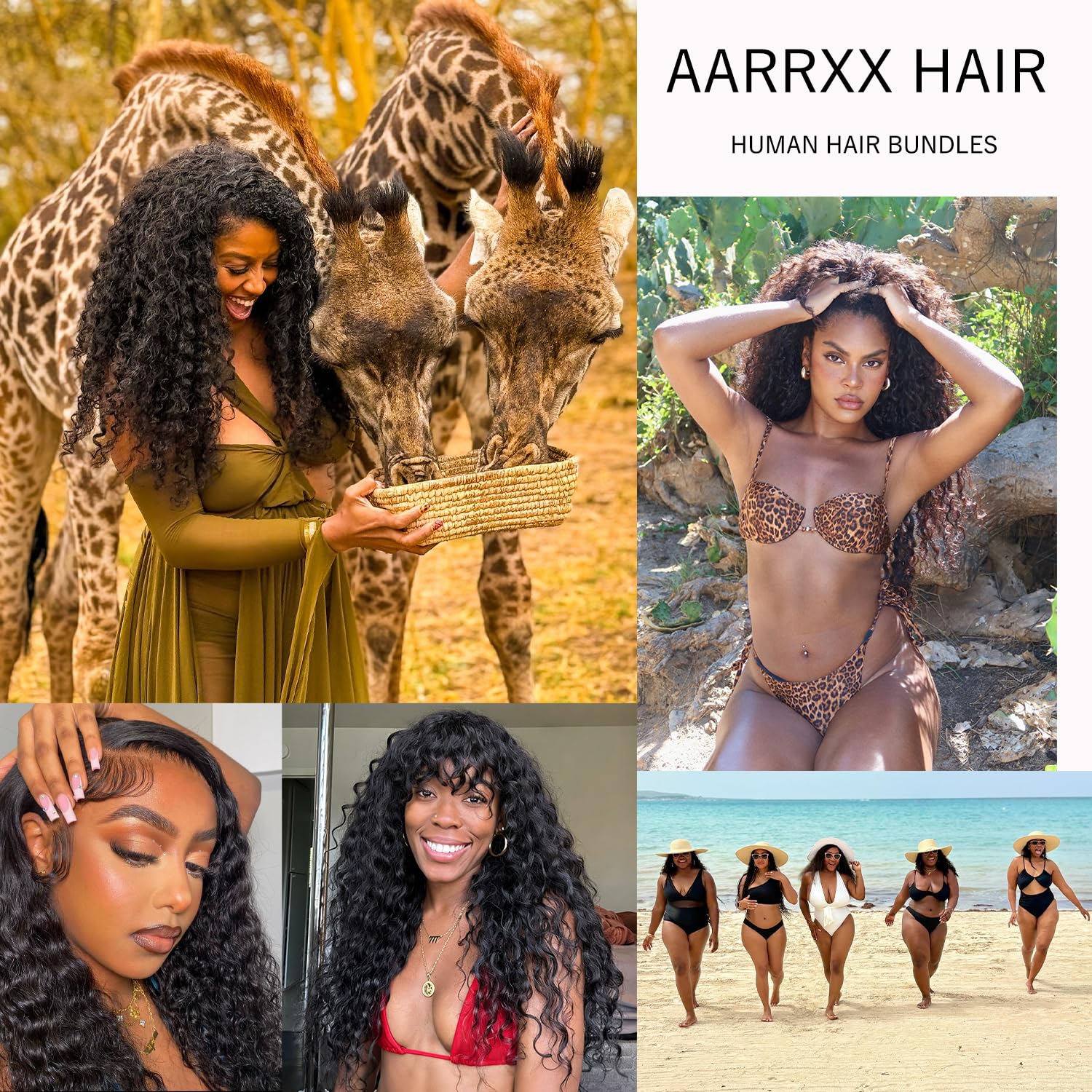 AARRXX deep wave bundles in multiple lengths for versatile looks