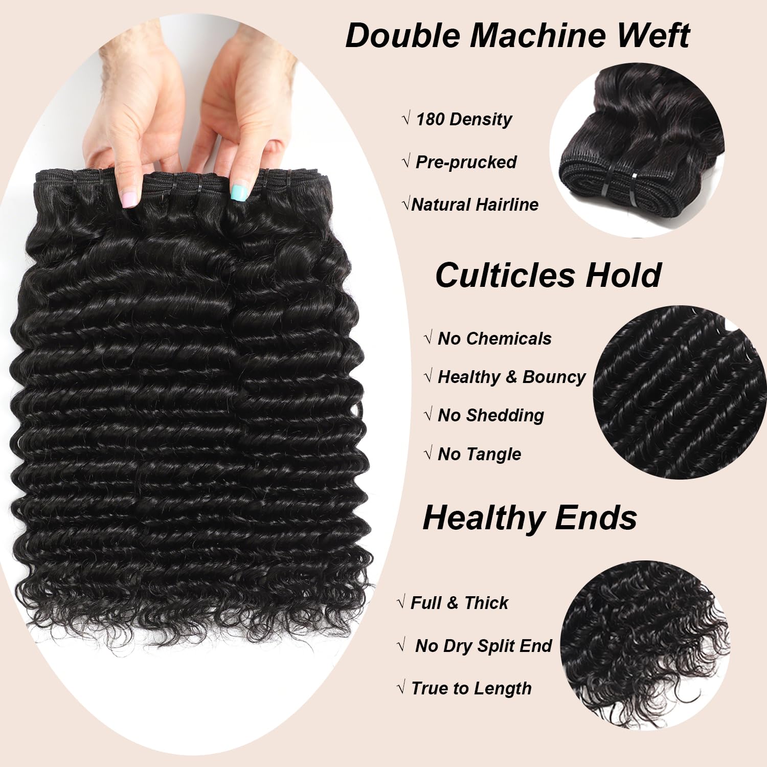 AARRXX water wave texture showcases voluminous, lightweight styling