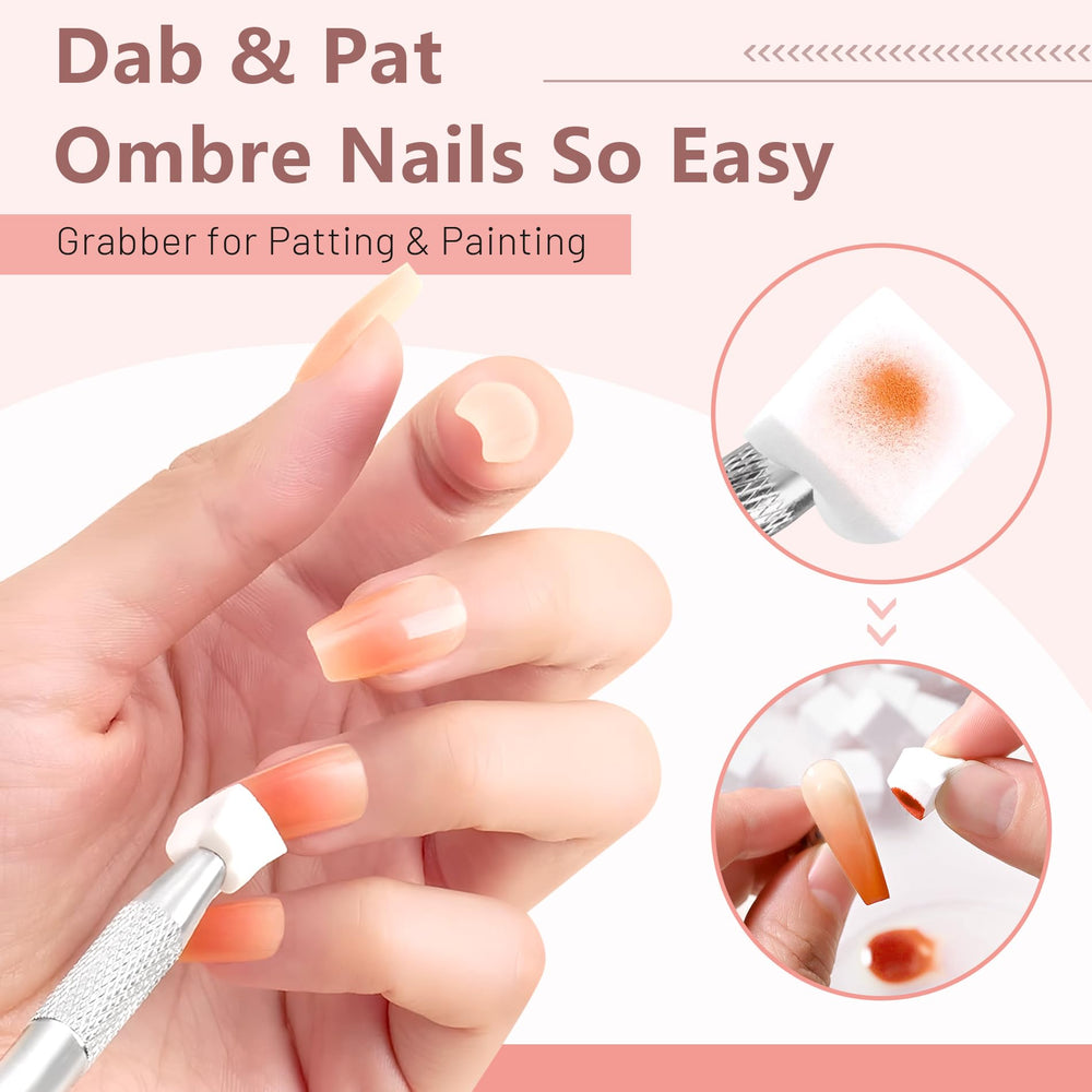ABAC 24-color gel polish palette for mix-and-match nail art