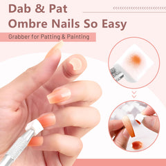 ABAC 24-color gel polish palette for mix-and-match nail art