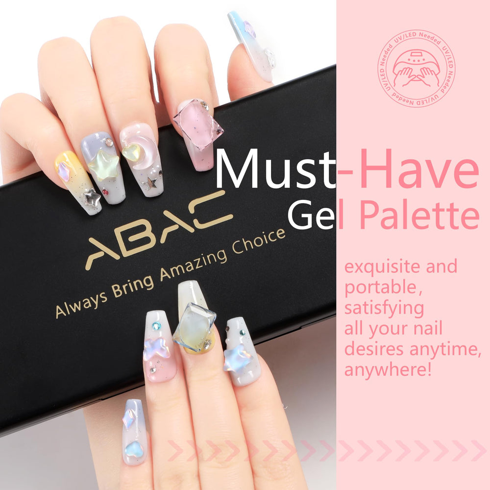 ABAC Base-top coat and UV-LED lamp ready as add-ons