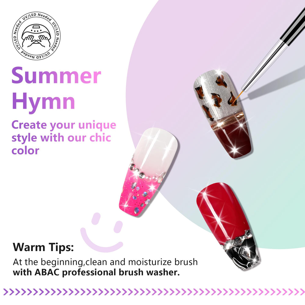 ABAC brush washer sold separately for easy cleanup