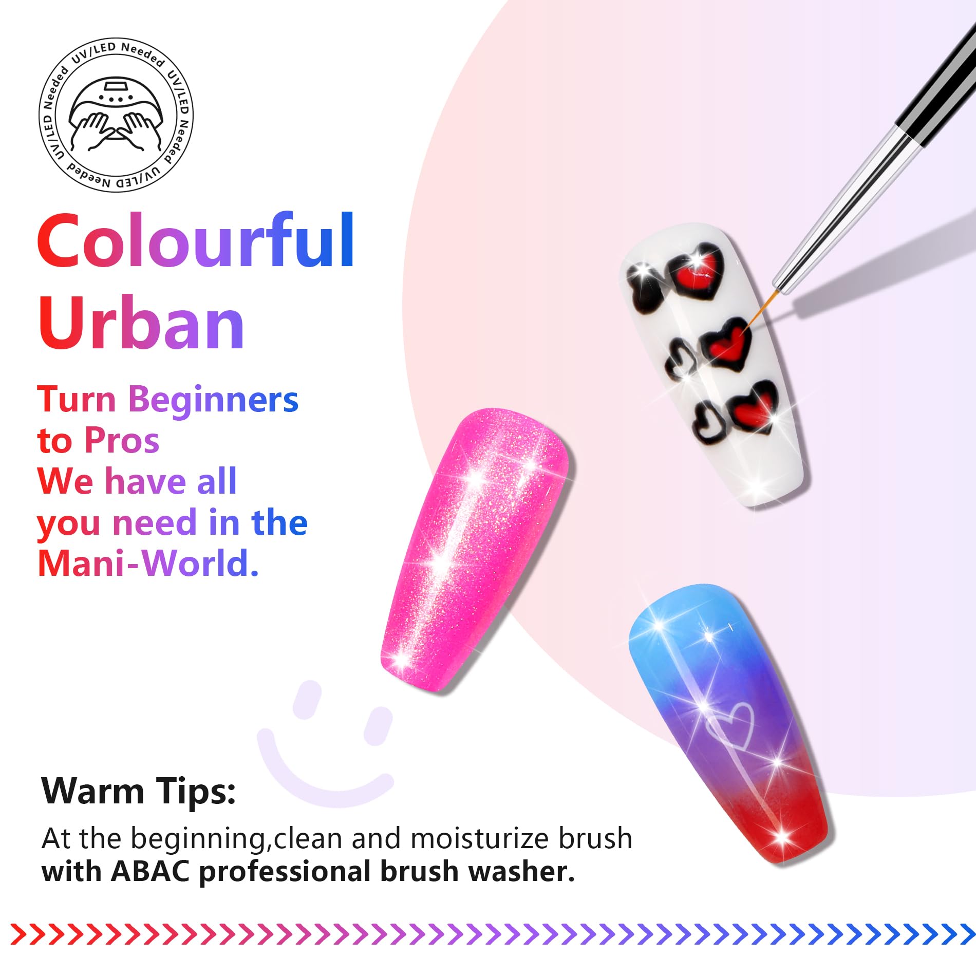 ABAC Compact travel-friendly kit for on-the-go nails.
