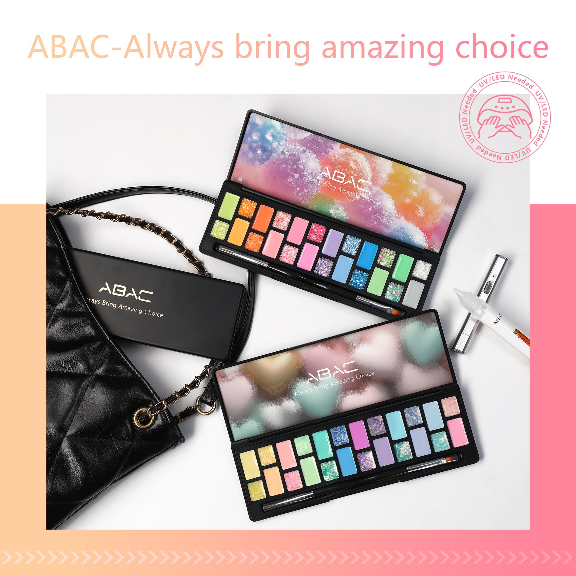 ABAC Durable solid-cream formula self-levels for smooth finishes