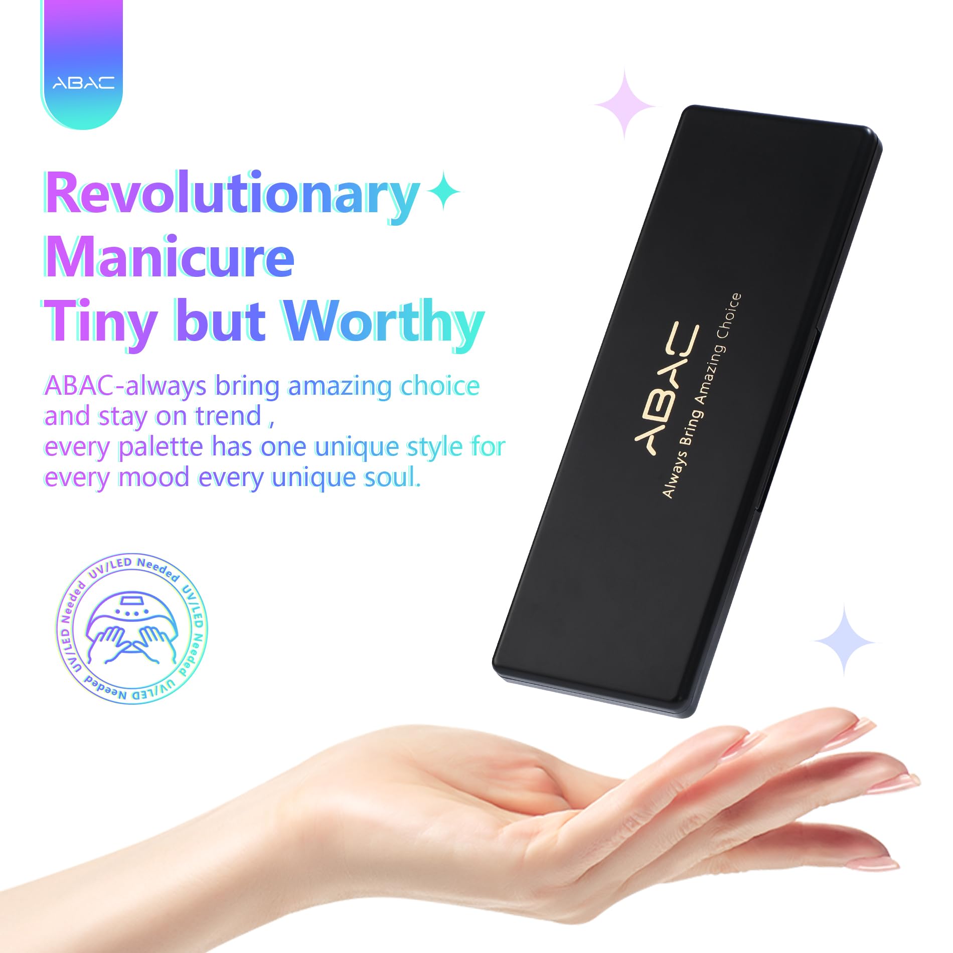ABAC no-spill gel polish for mess-free travel