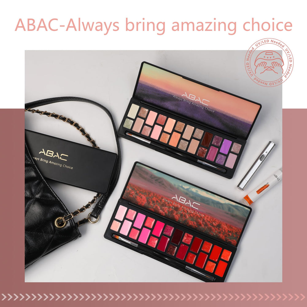 ABAC Self-leveling gel application from pea-sized amounts for even finish