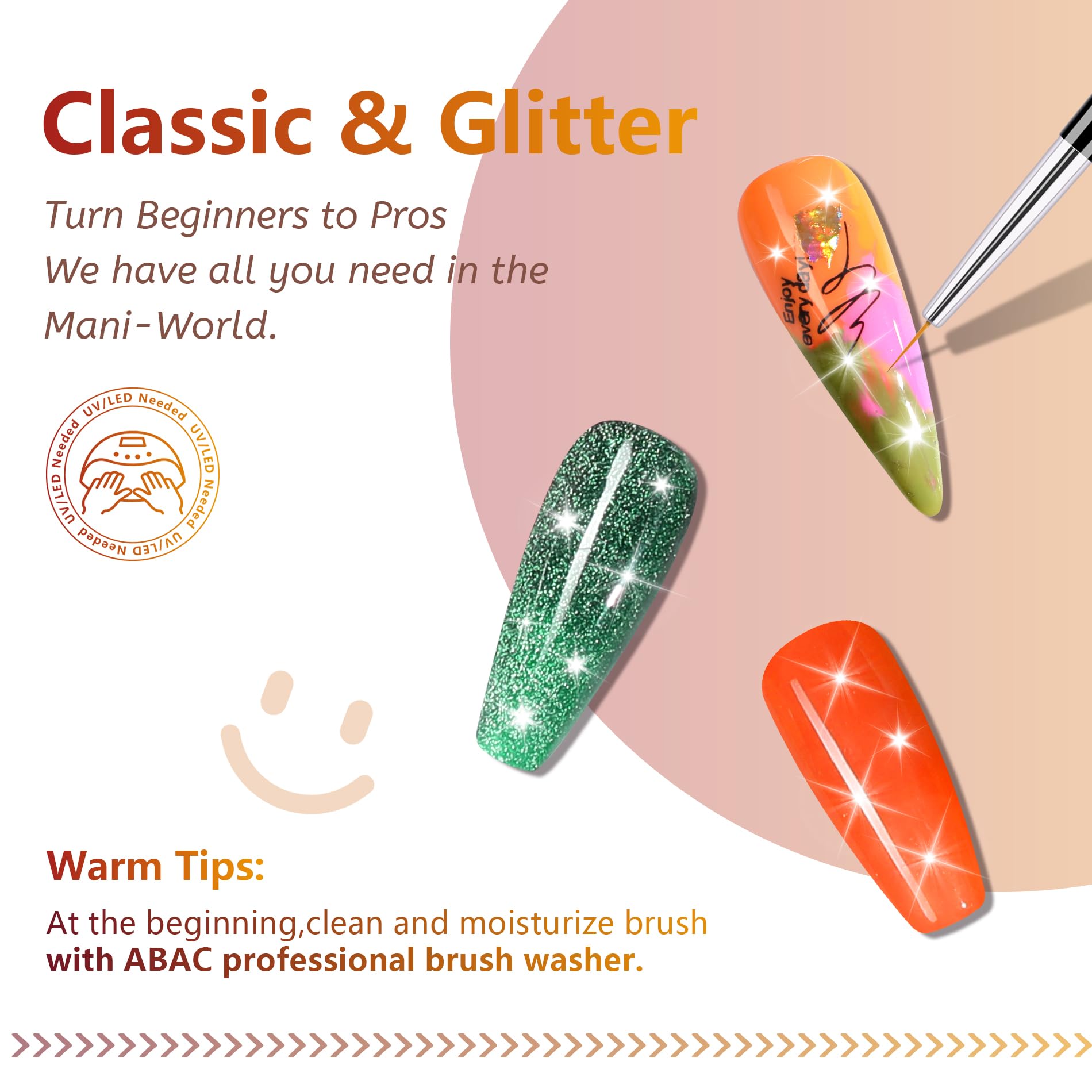 ABAC travel-friendly compact packaging fits bags on the go