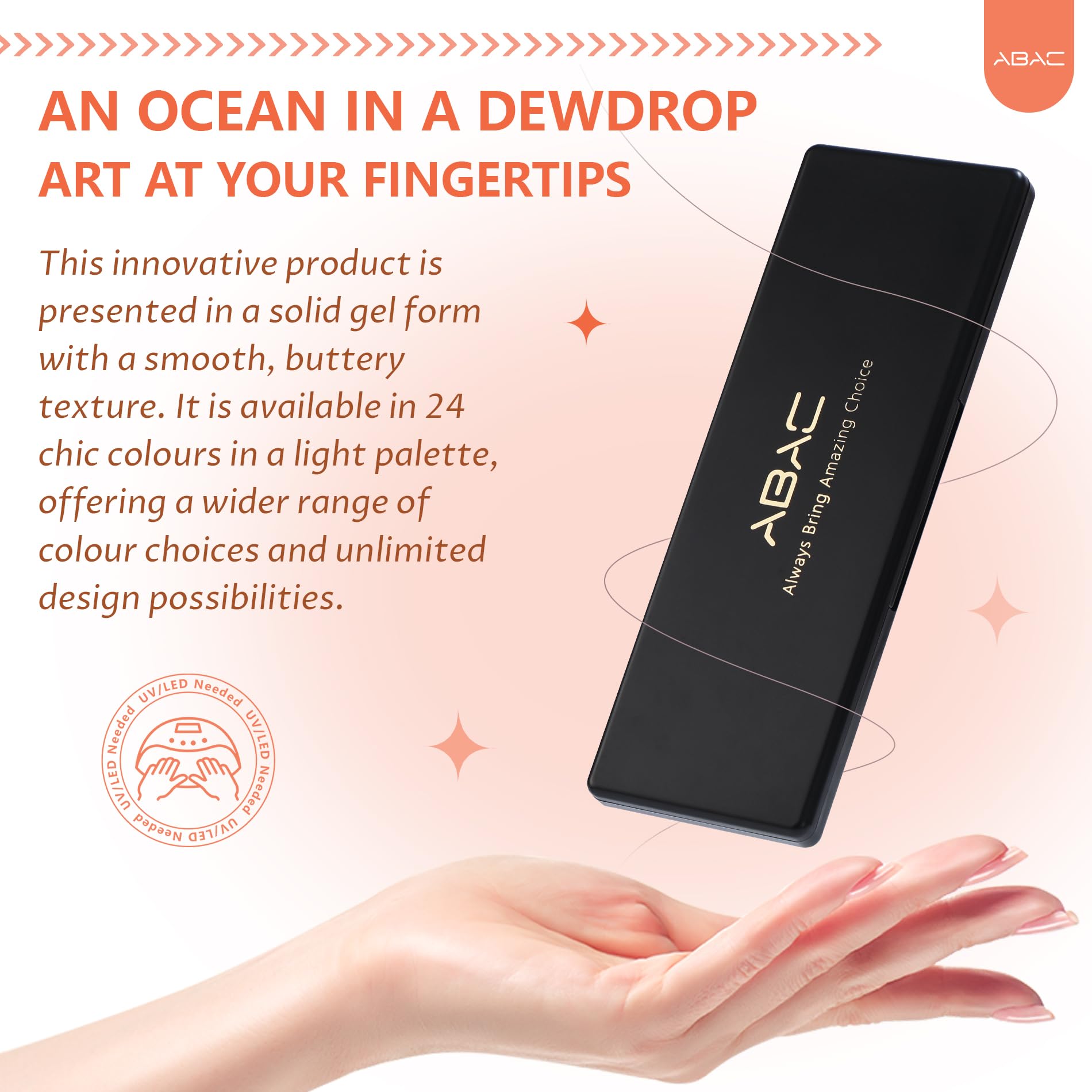 ABAC compact design supports on-the-go manicures at events or travel