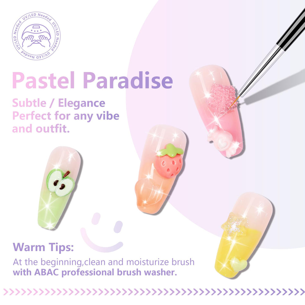 ABAC UV/LED lamp guidance for proper curing with gel polish.