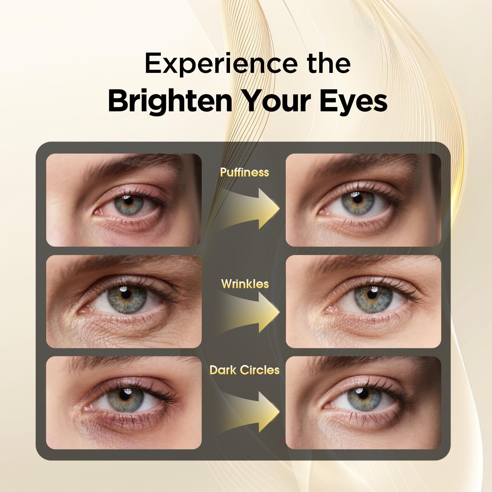 Abarno Retinol Eye Cream packaging supports easy morning and night routines