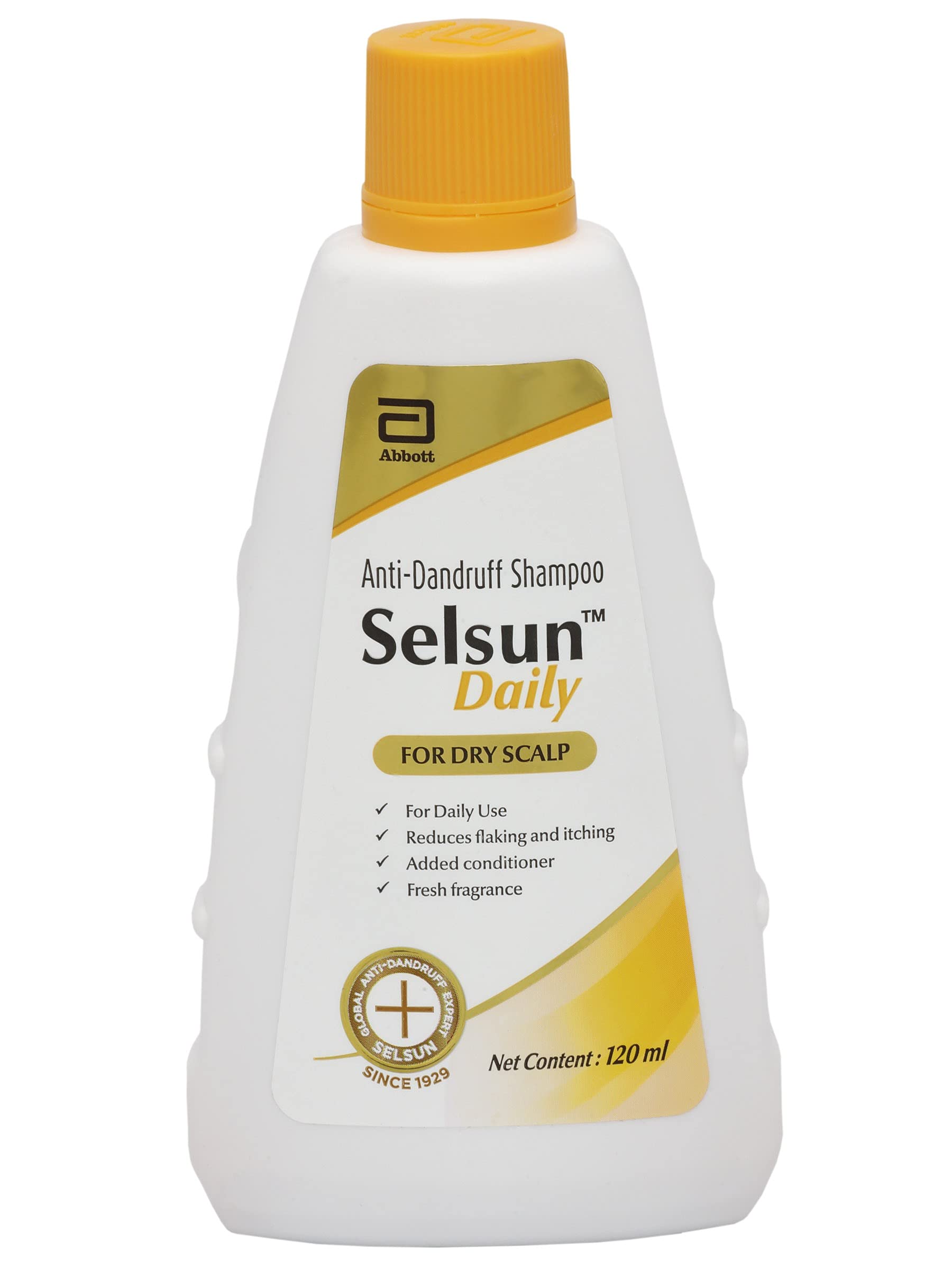 Abbott Selsun Daily conditioner-packaged companion image.