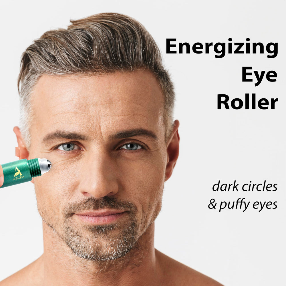 ABERA eye roller serum metal roller delivers smooth application and faster absorption for refreshed eyes