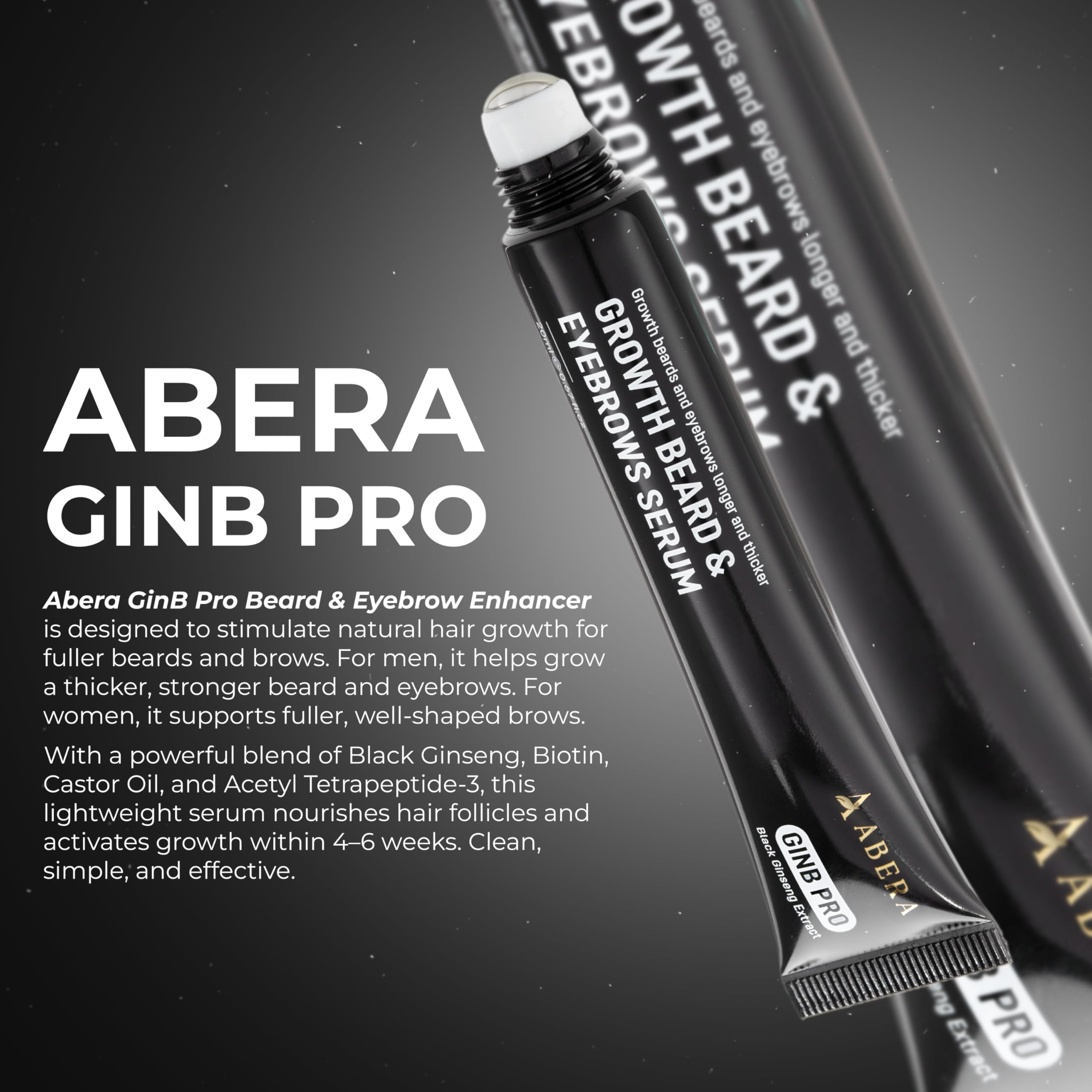 ABERA GINB gentle formula suitable for all skin types