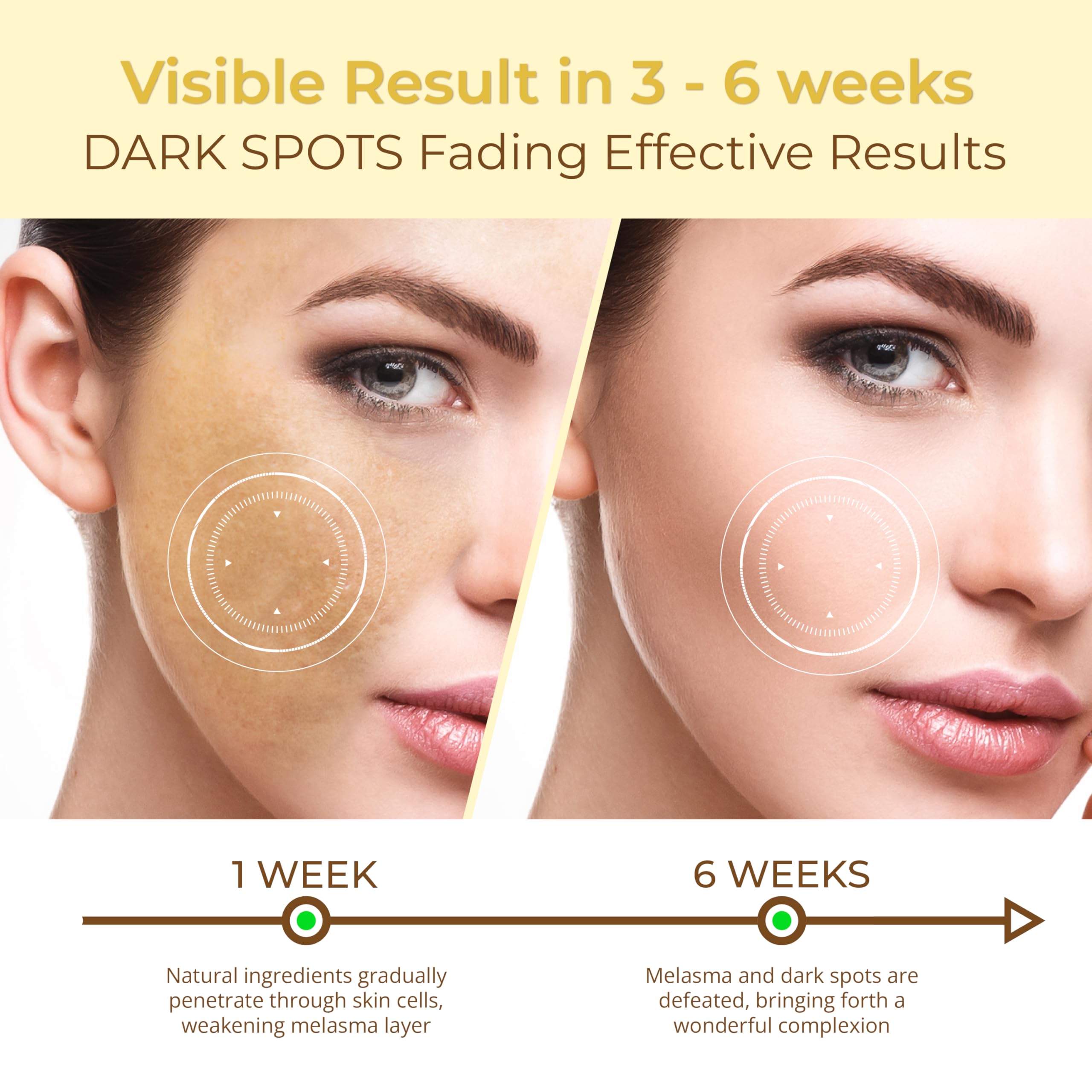 ABERA Kasumi Face Cream jar on skin demonstrates refreshed, hydrated complexion.