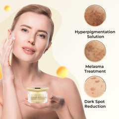 ABERA Kasumi Glowing Cream bottle with cap demonstrates sleek packaging and luxury appeal.