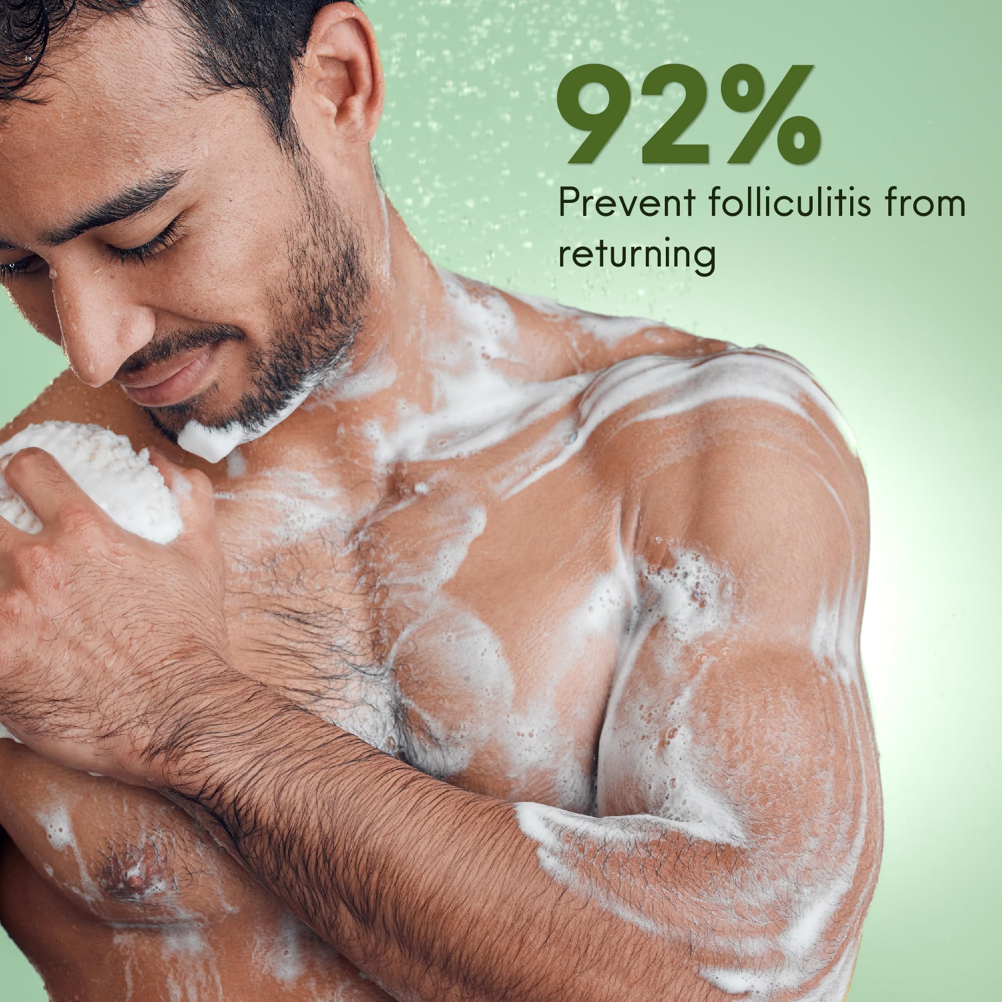 ABERA keratosis-prone skin close-up demonstrates smoothing potential.